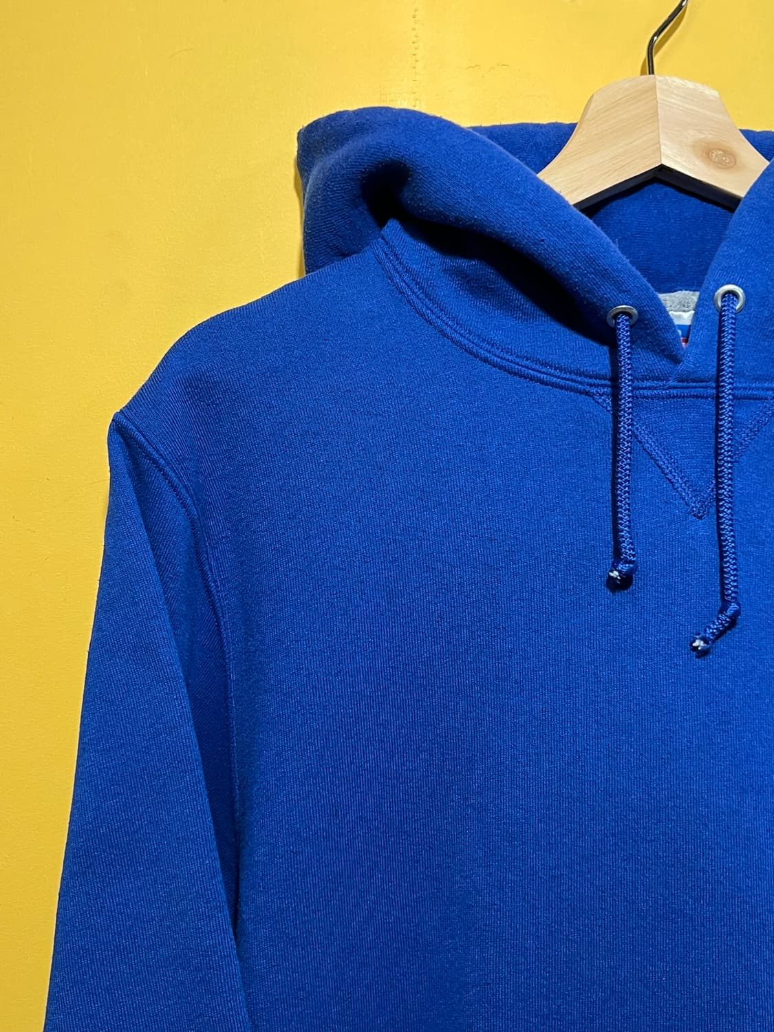 90s [M] 러셀 애슬레틱 후드 티셔츠 블루 상품이미지3