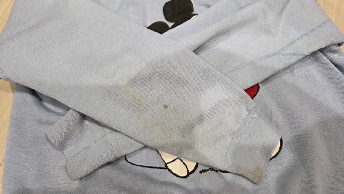 80s 미키마우스 하늘색 맨투맨 상품이미지7