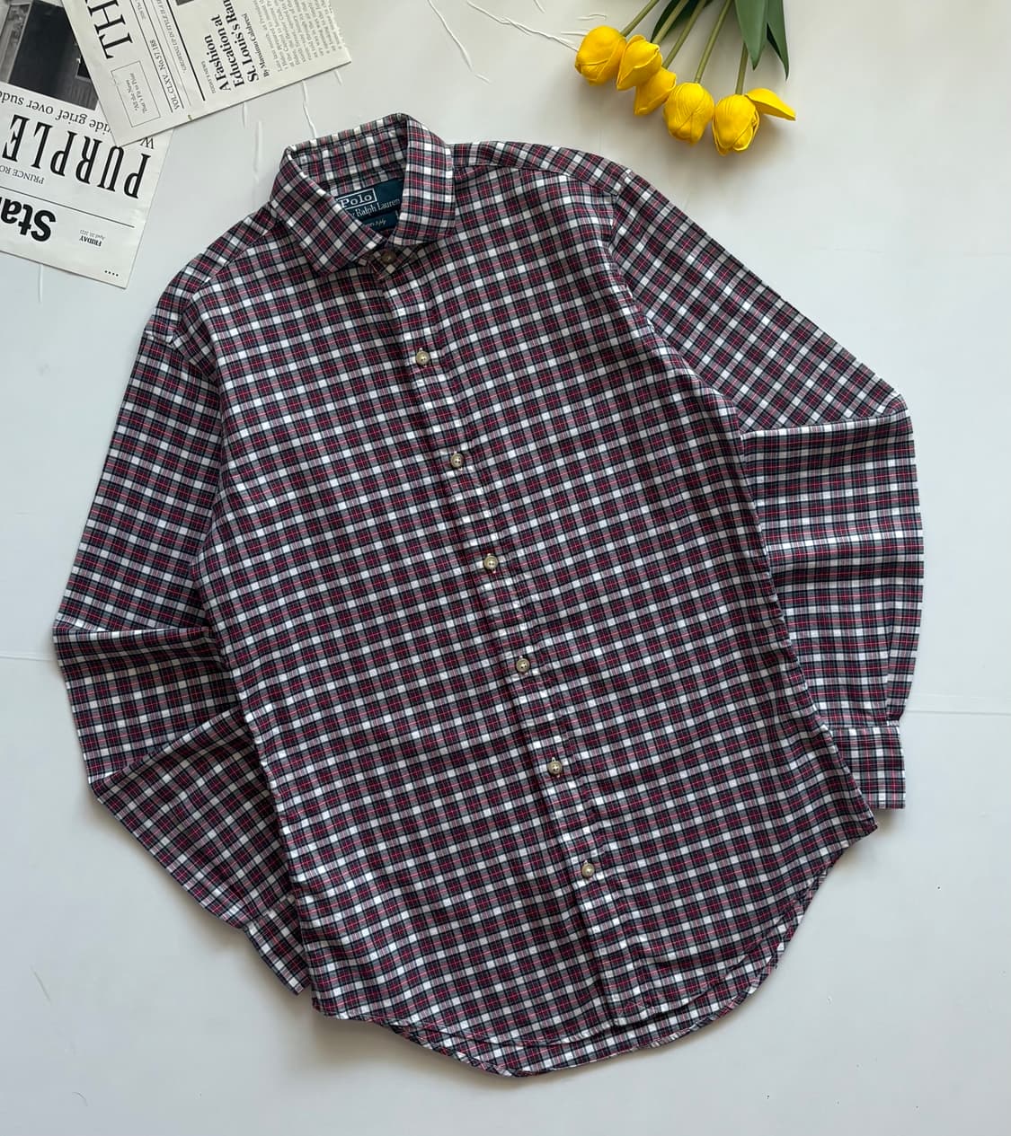 Polo 폴로랄프로렌 체크 셔츠 상품이미지1