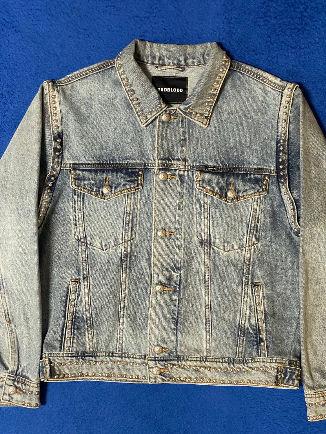 BADBLOOD 배드블러드 스터드 데님 트러커 자켓 상품이미지2