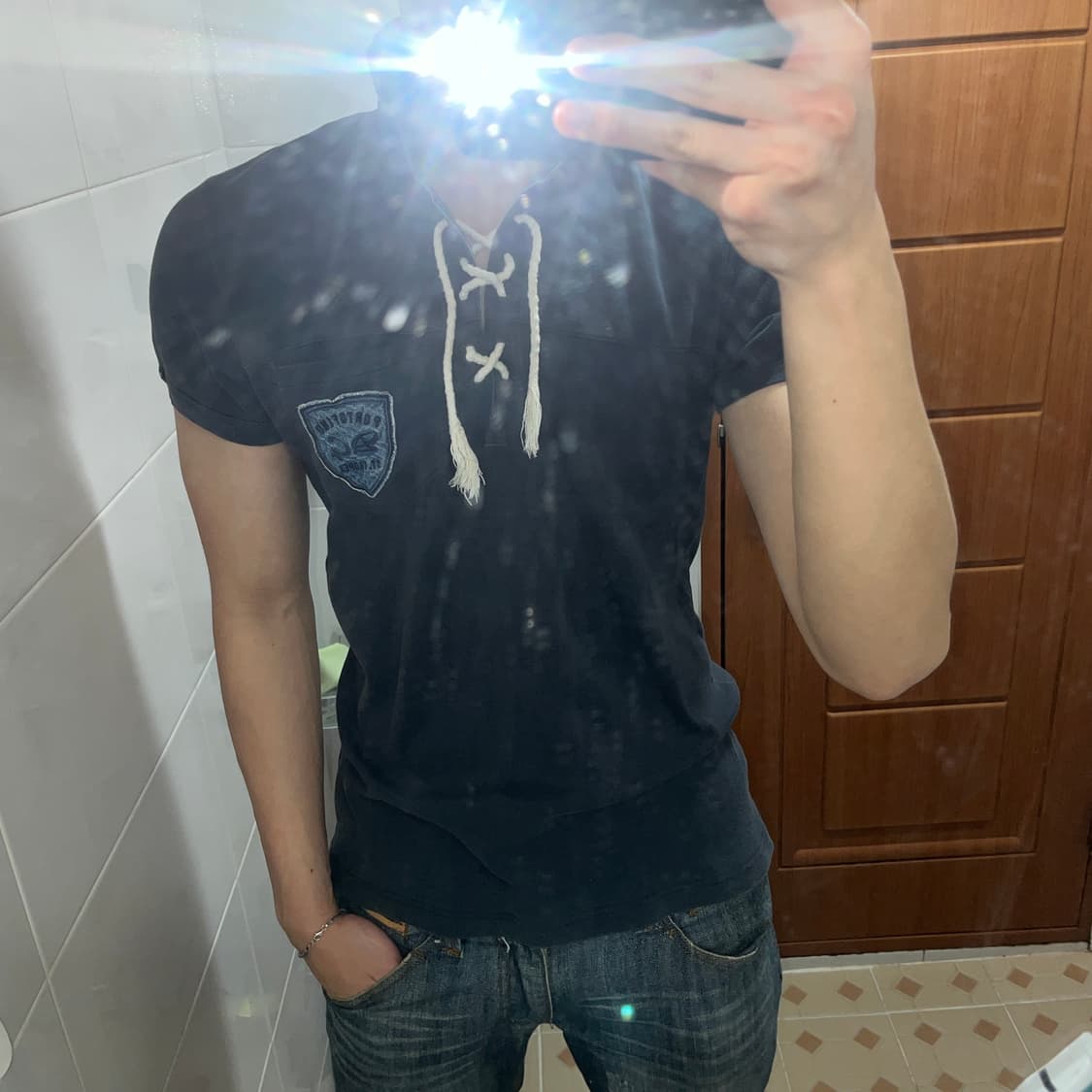 Dolce & Gabbana   denim 카라 반팔티  상품이미지3