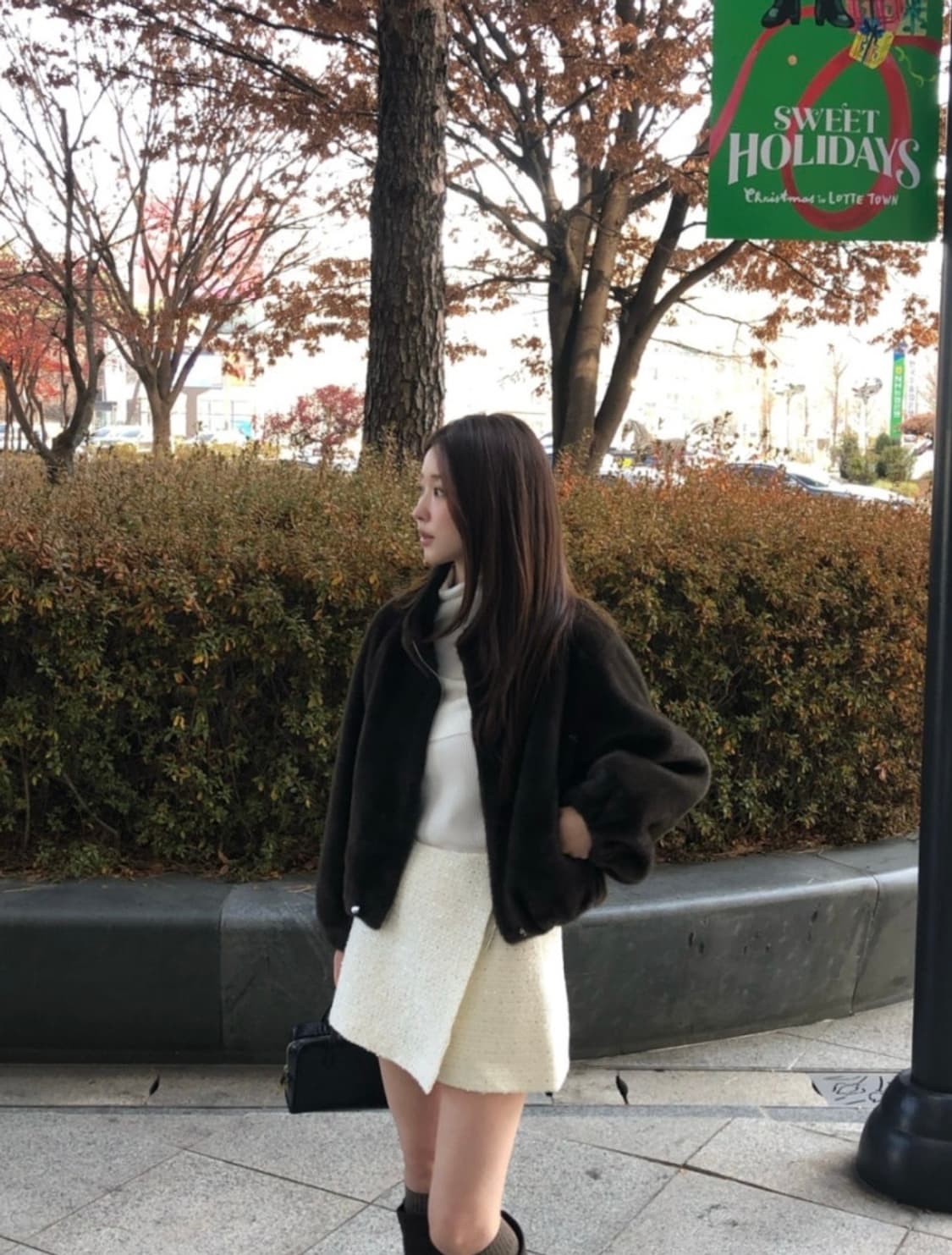 (새상품)비코튼 블란 퍼자켓 상품이미지9