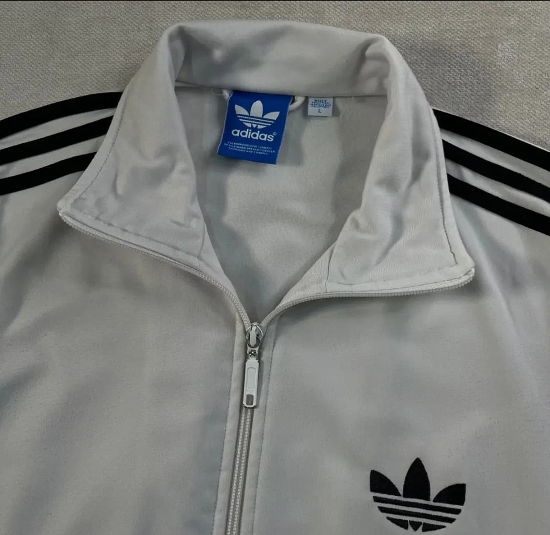 아디다스 파이어버드 흰검 트랙탑 져지 L 상품이미지2