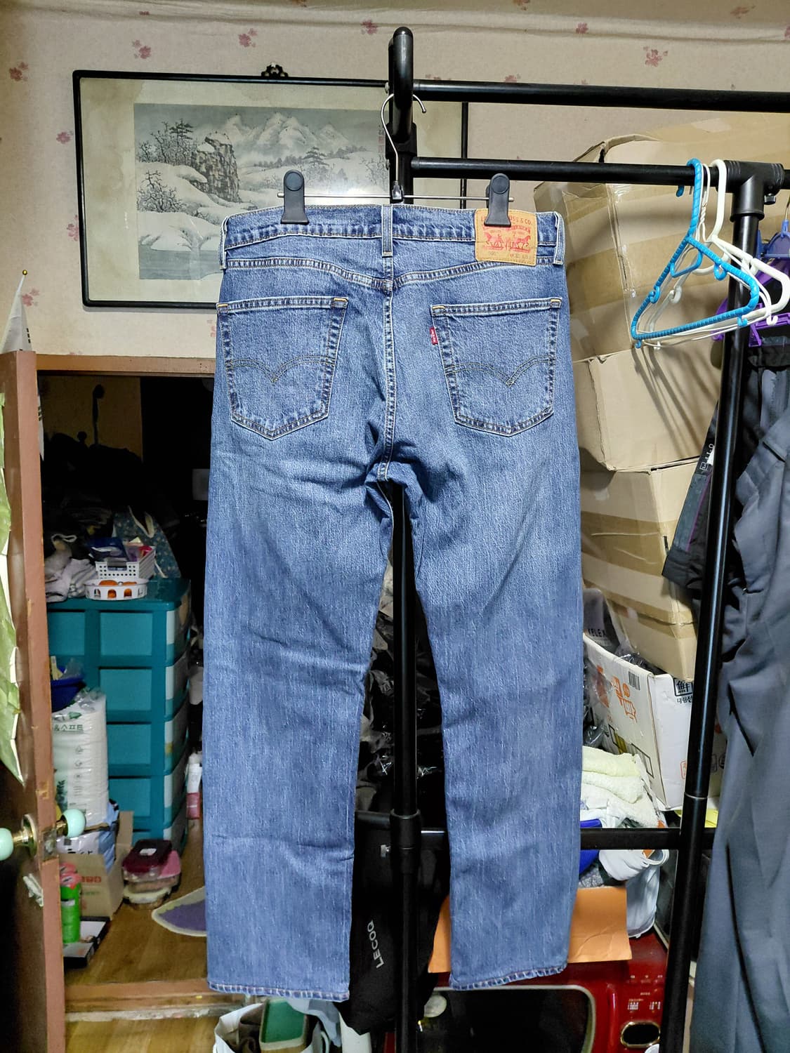 [리바이스505]레귤러핏 데님 청바지 32사이즈  상품이미지2