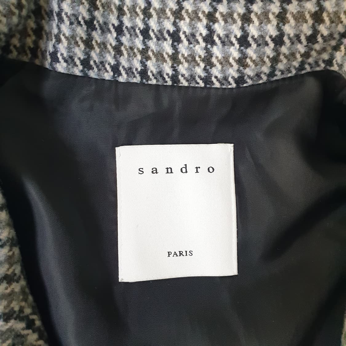 산드로 옴므  체크 패턴 자켓 상품이미지4