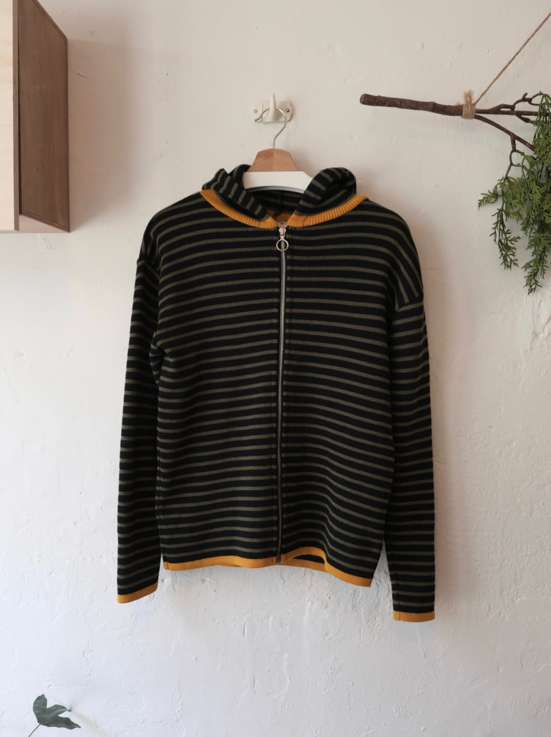 꼼데가르송 셔츠 스트라이프 니트 집업 상품이미지1