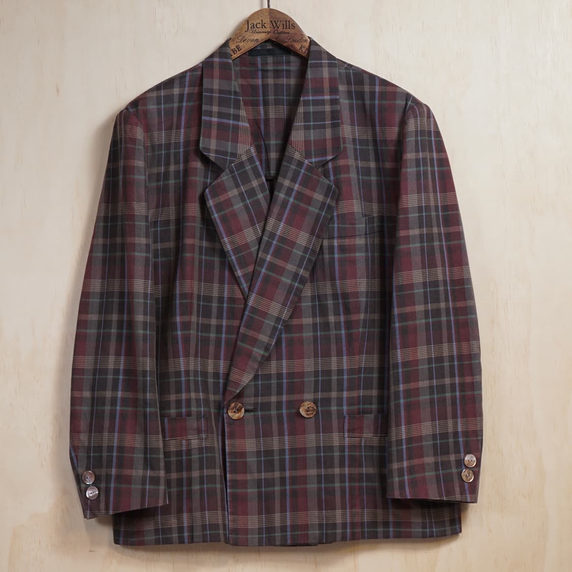 버버리 빈티지 체크 우먼 자켓 상품이미지1