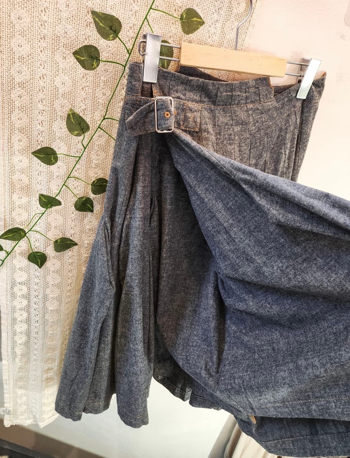 꼼데가르송 트리콧 랩스커트 상품이미지2