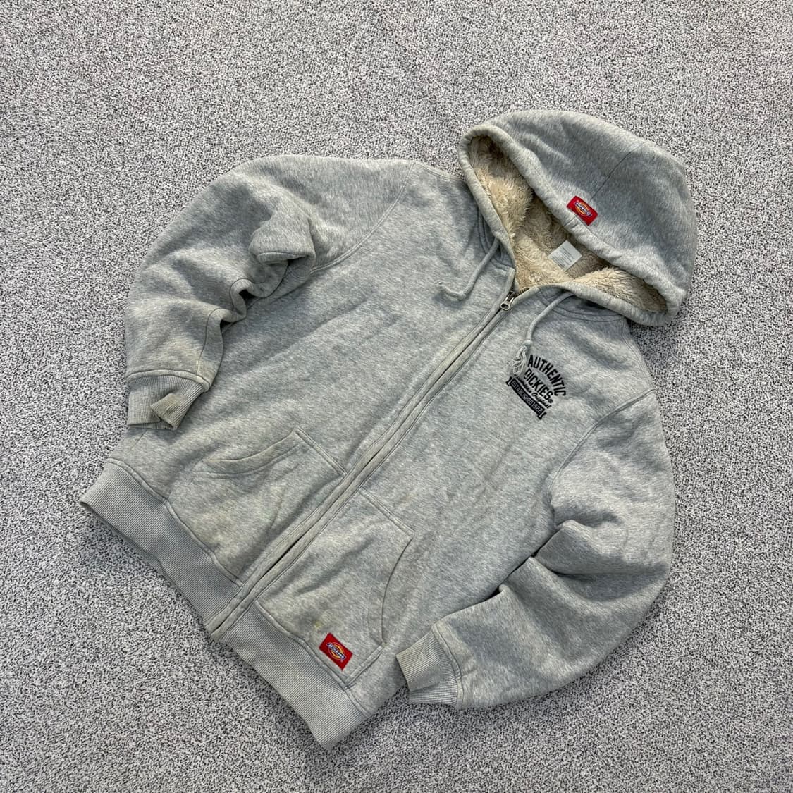 S 디키즈 남성 보아털 후드 집업 자켓 0402J 상품이미지1