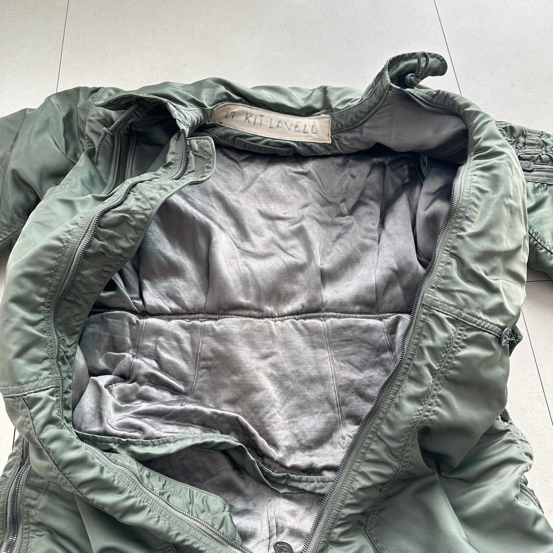 60s 오리지널 미공군 알버트터너 CWU-1/P 플라이트수트 크라운지퍼  상품이미지6