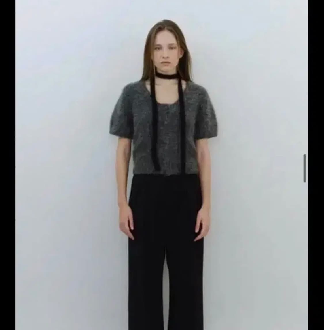 오어 ore 하프 슬리브 니트 상품이미지1