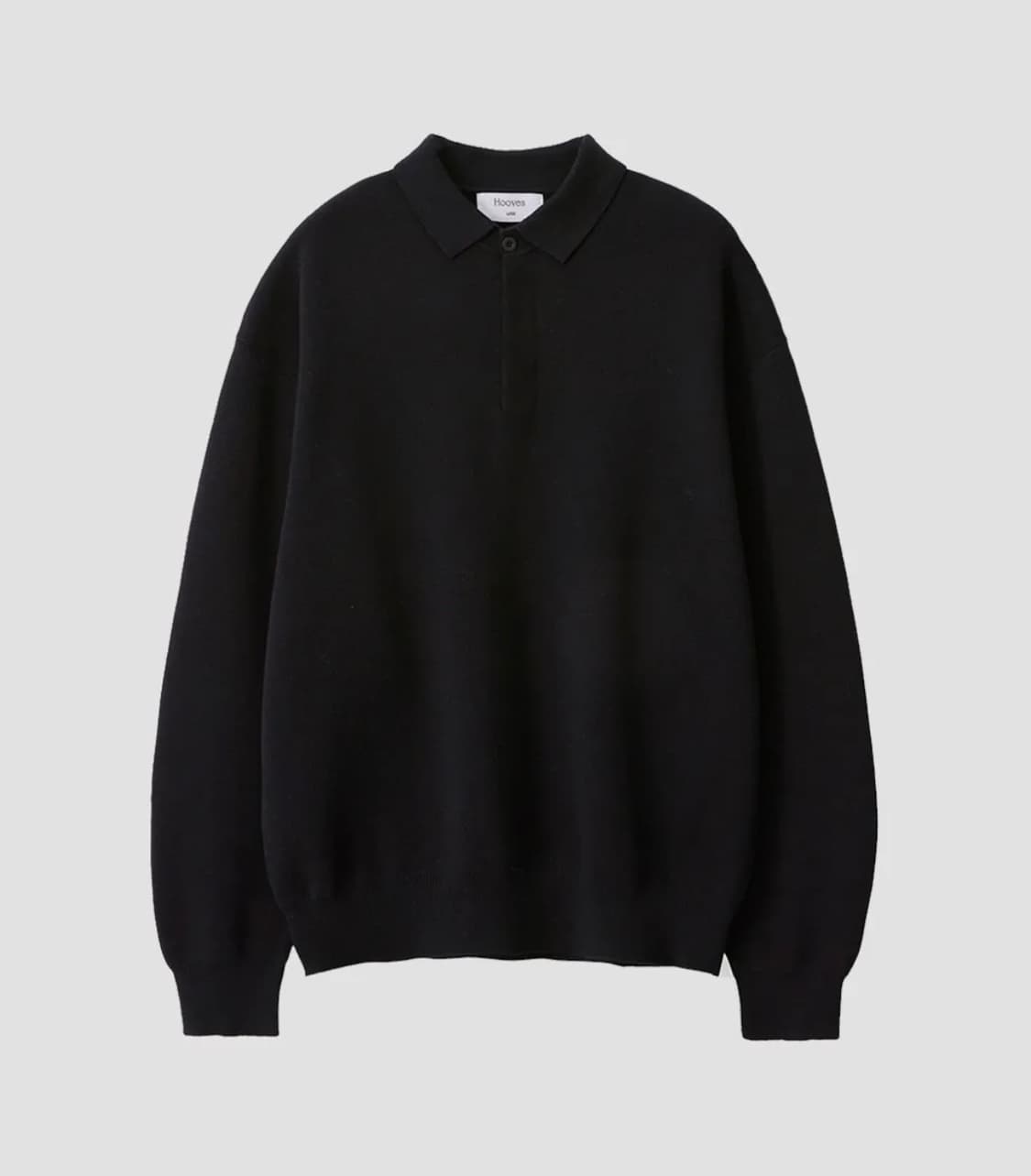 (새상품/M) 후브스 하이드 버튼 카라 니트 상품이미지1