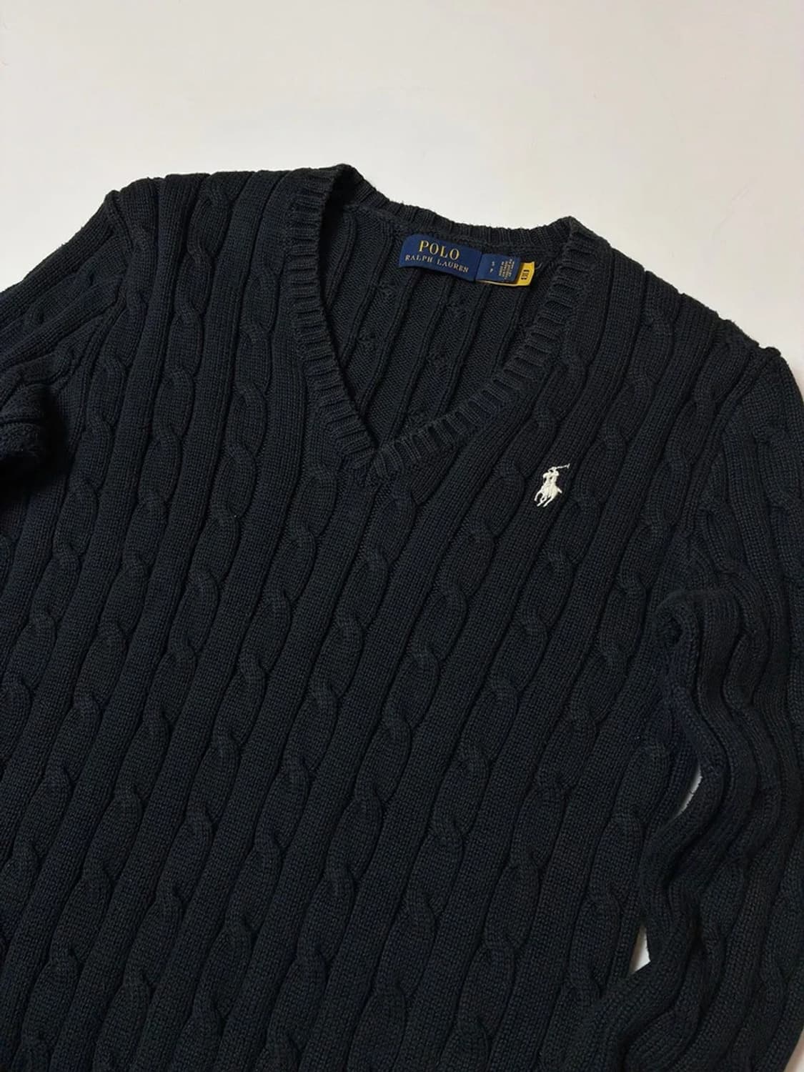 폴로 랄프로렌 시그니처 큐알 신형 포니 케이블 니트 PN8837 상품이미지2