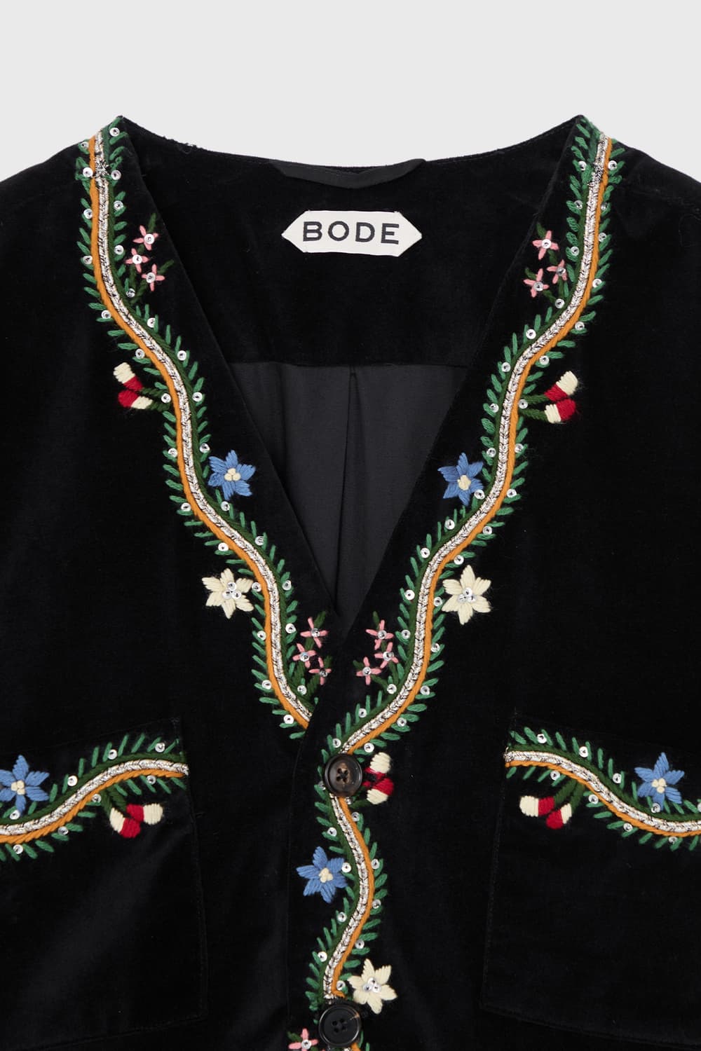 BODE ALPINEFLOWER JACKET (BLACK MULTI) 상품이미지3