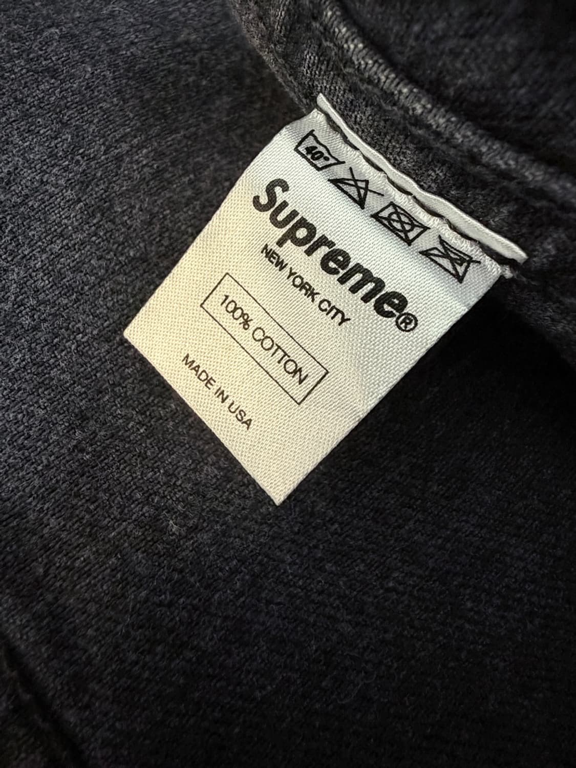 슈프림 FUCK 흑청 데님 트러커 자켓  상품이미지8