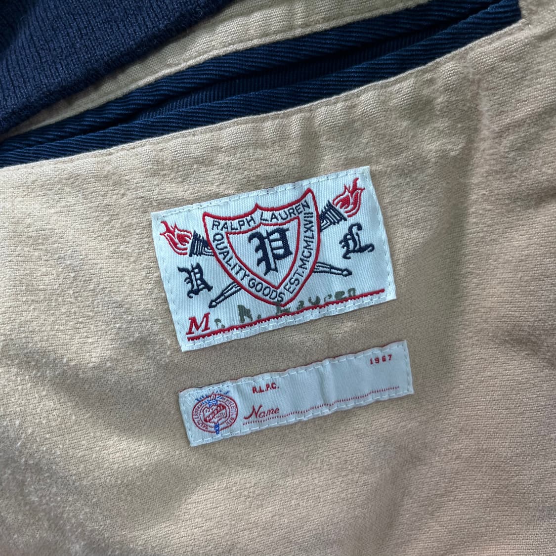 100 폴로 랄프로렌 데이비슨 풋볼 바시티 자켓 상품이미지8