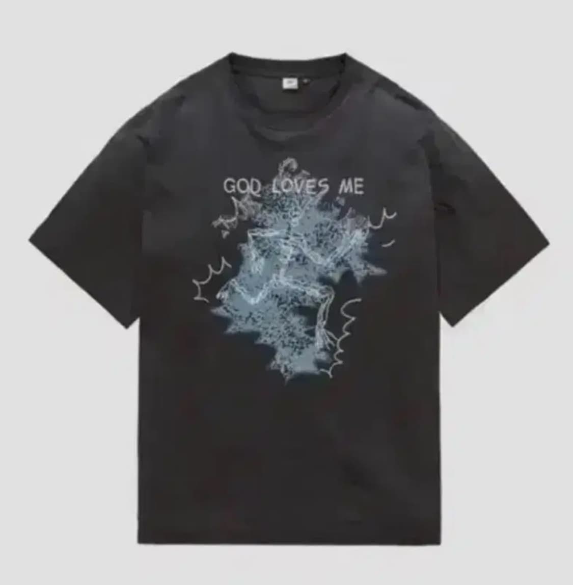 폴리테루 라이트닝 반팔티 블랙 상품이미지1