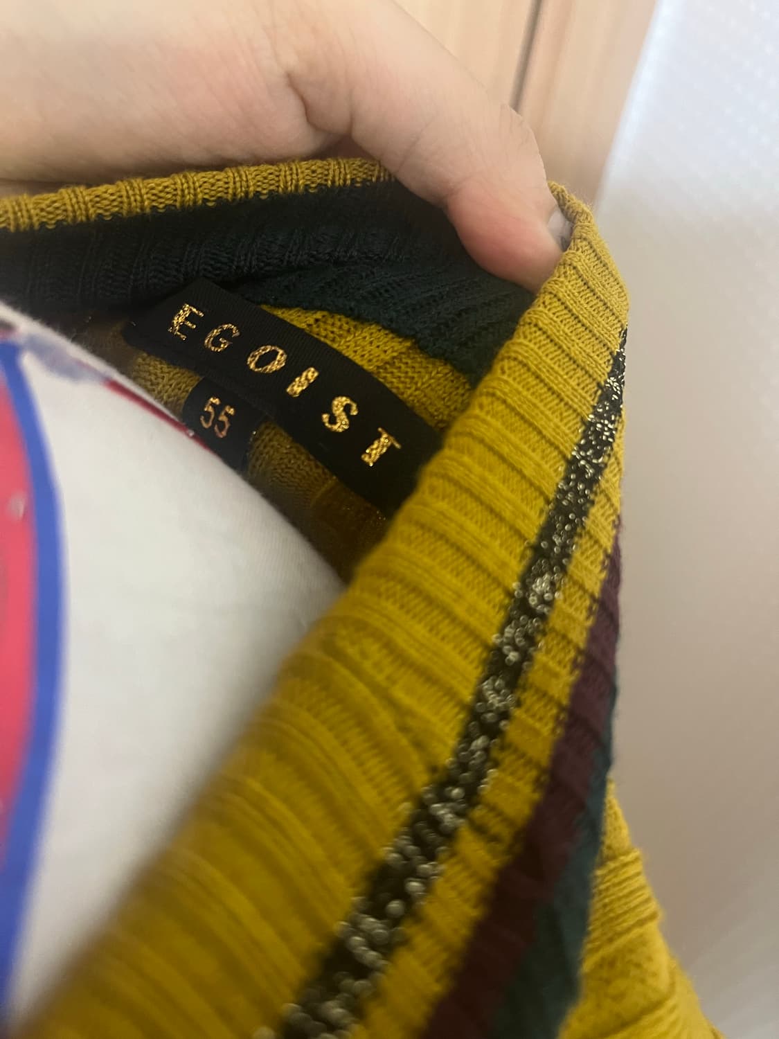 EGOIST 스트라이트 니트 상품이미지3