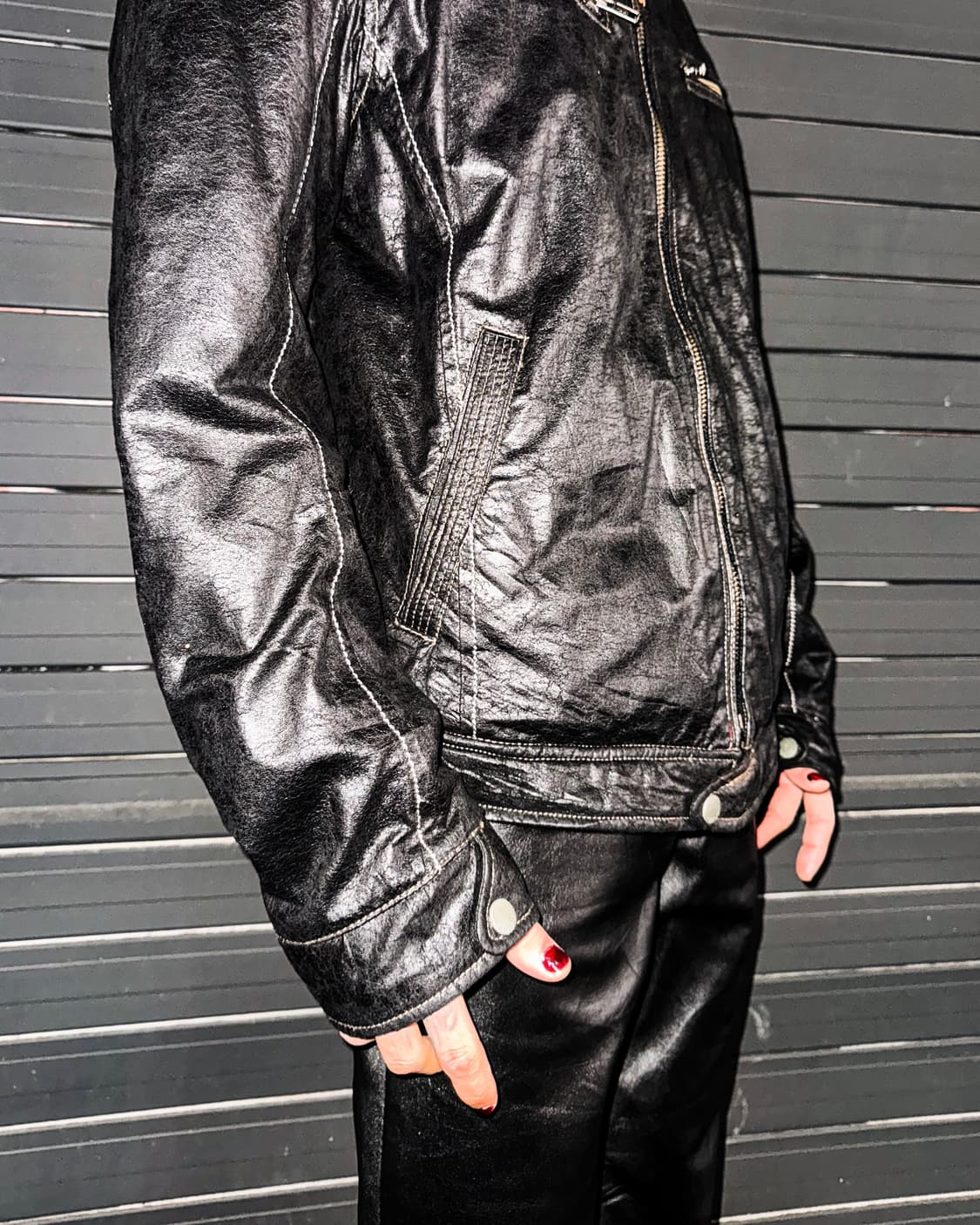 BALL – Faux Leather Biker Jacket  Rimini 상품이미지3