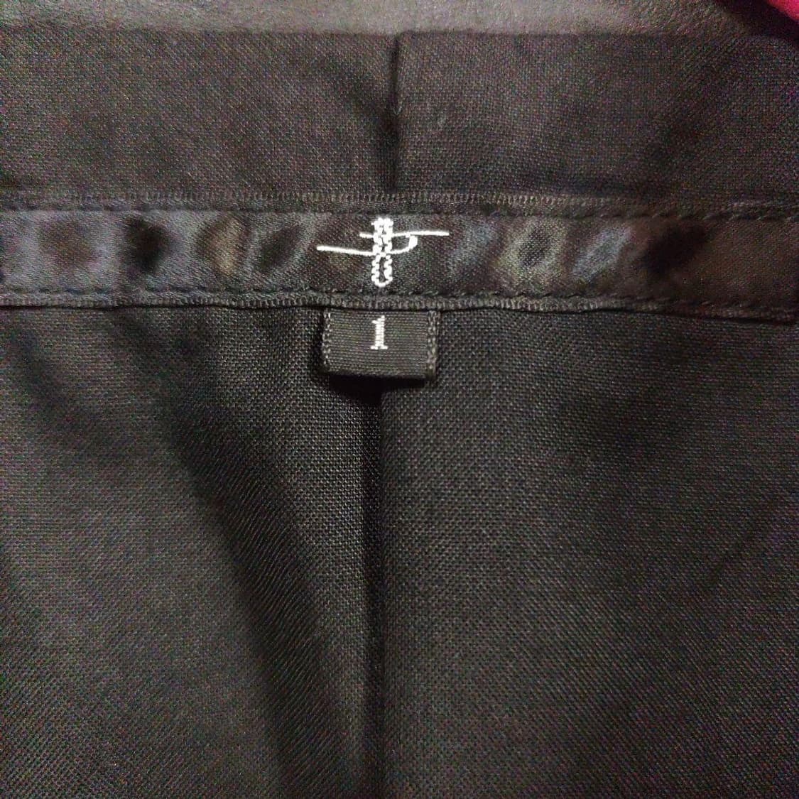 No id. 블랙 레더 자켓 상품이미지9