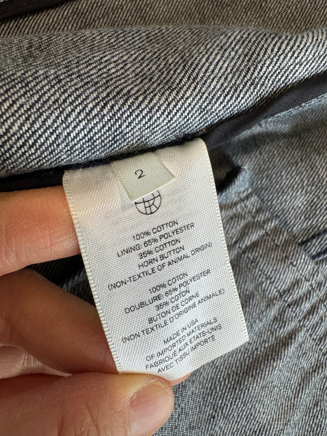 The row 더로우 더블 브레스트 데님 자켓 상품이미지8