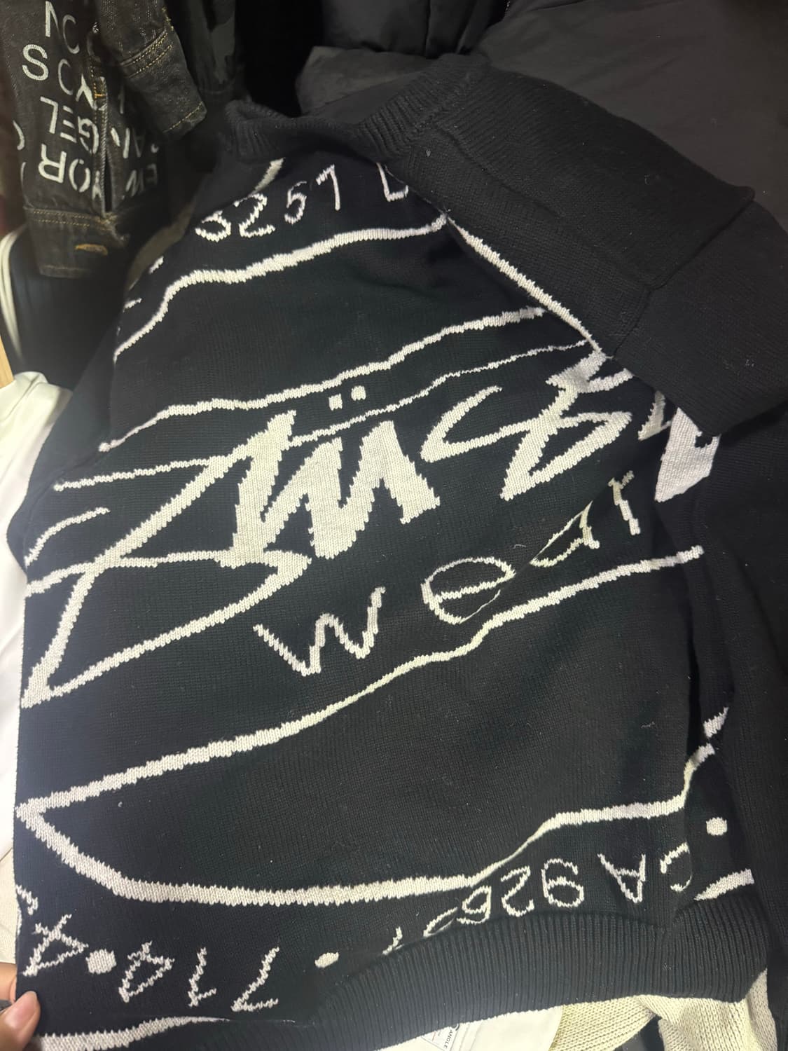 S 스투시 라구나 아이콘 스웨터 블랙  상품이미지2