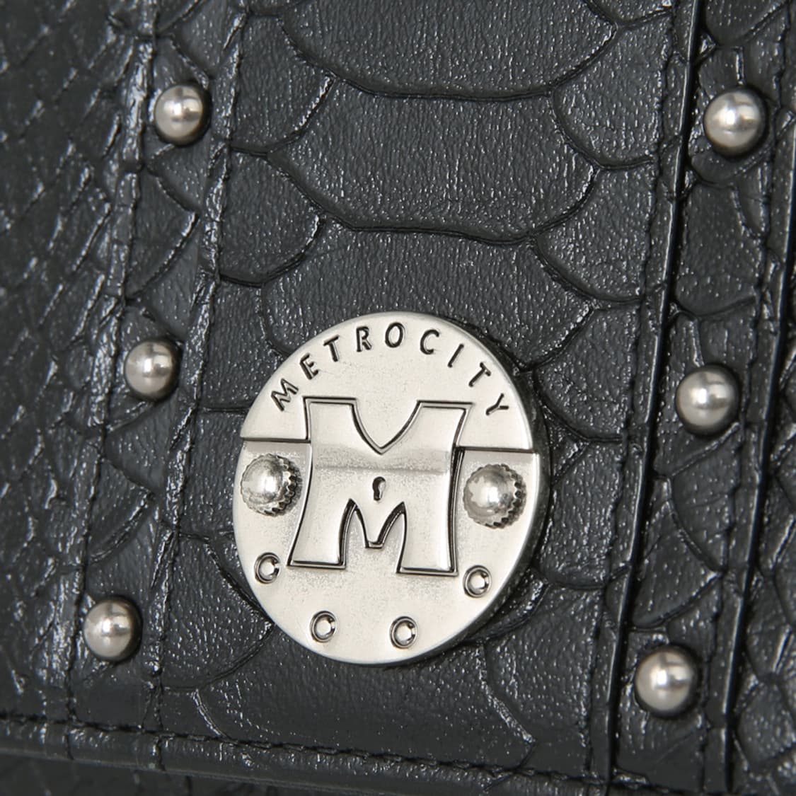 메트로시티 여성 지갑 아나콘다 3단 중지갑 블랙 M253WC7311Z 상품이미지8