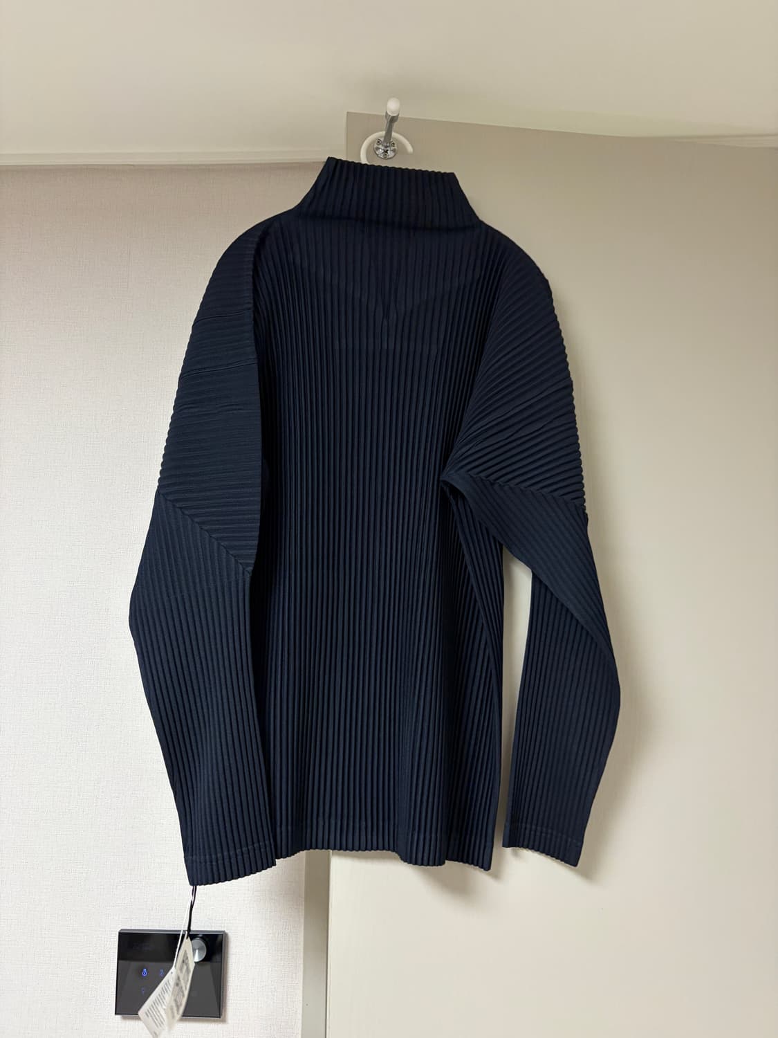 [4]옴므플리세 집업 네이비 상품이미지2