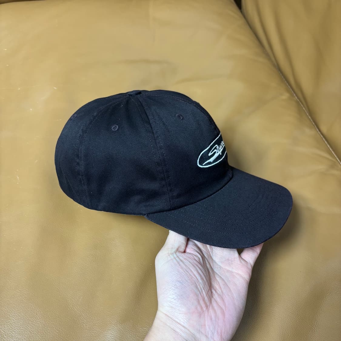 슈프림 6패널 볼캡 모자 23ss 오발 블랙 상품이미지3