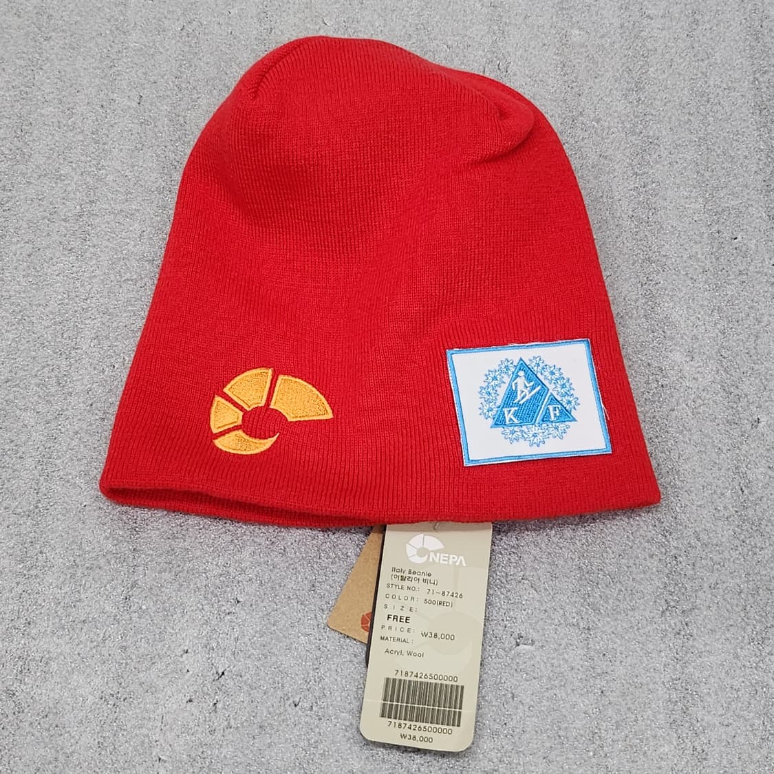미착용 네파 정품 이탈리아 비니 프리사이즈  상품이미지1
