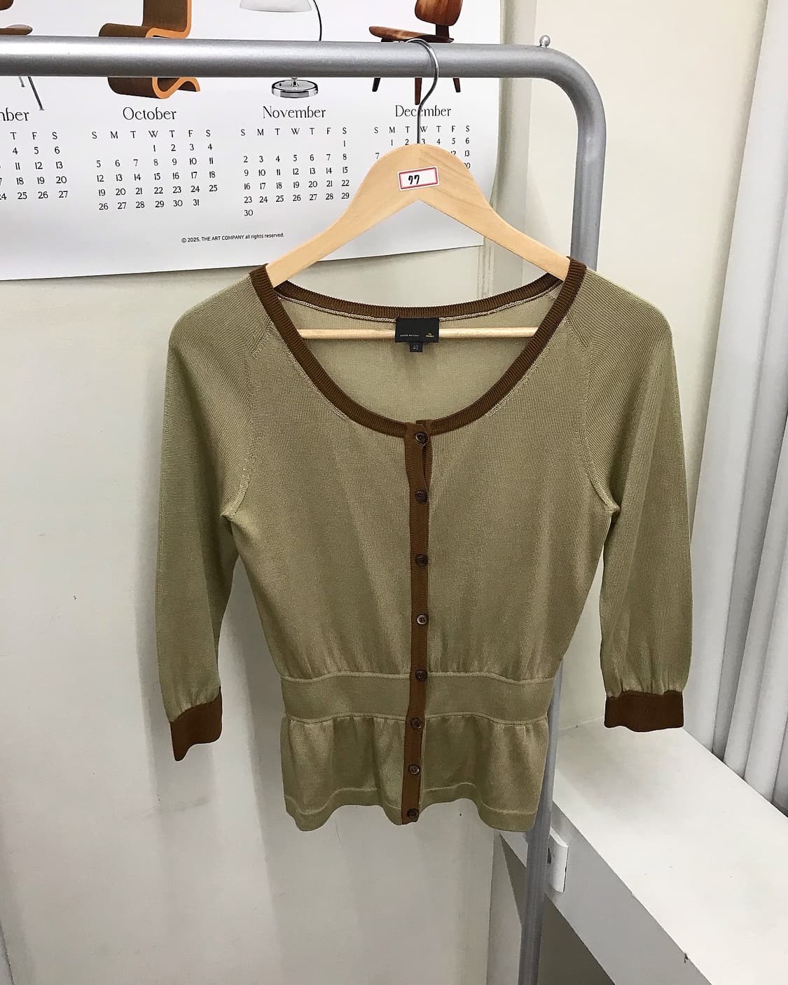 펜디 주카 백로고 은장 가디건 상품이미지2