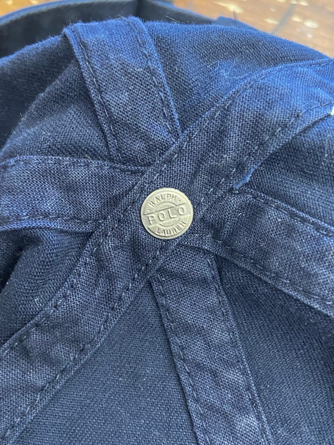 Polo Ralph Lauren Navy and Yellow Cap 상품이미지4