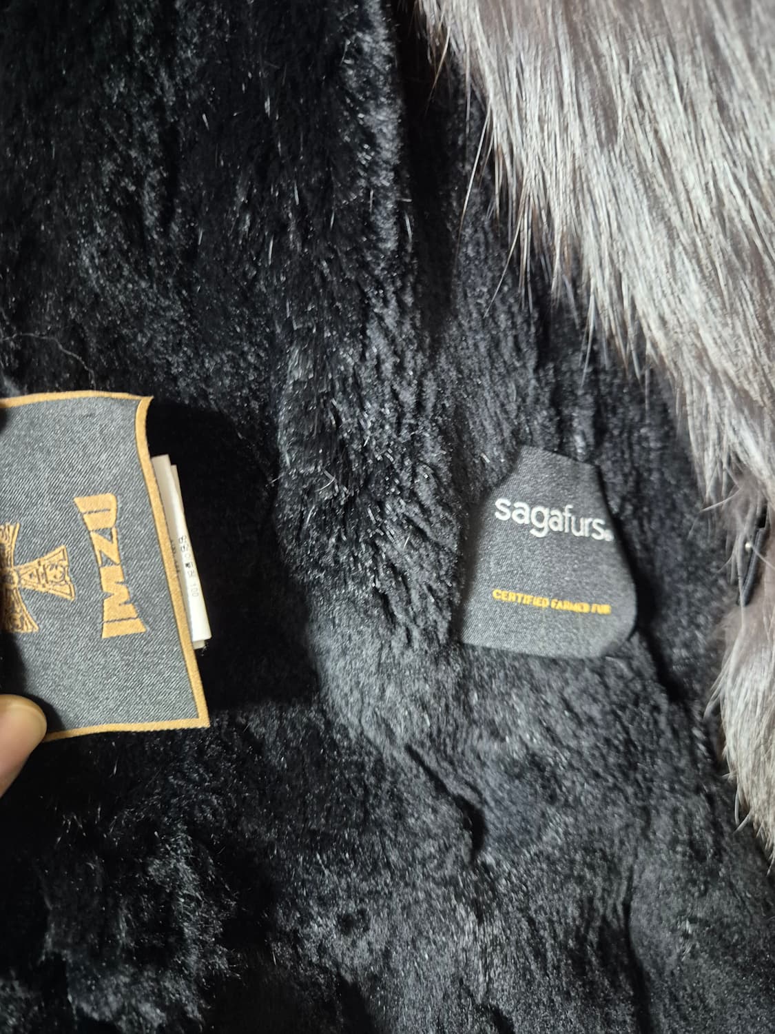 IMZU 임주 폭스 야상  실버폭스 롱 야상 점퍼 사가폭스 M 상품이미지7