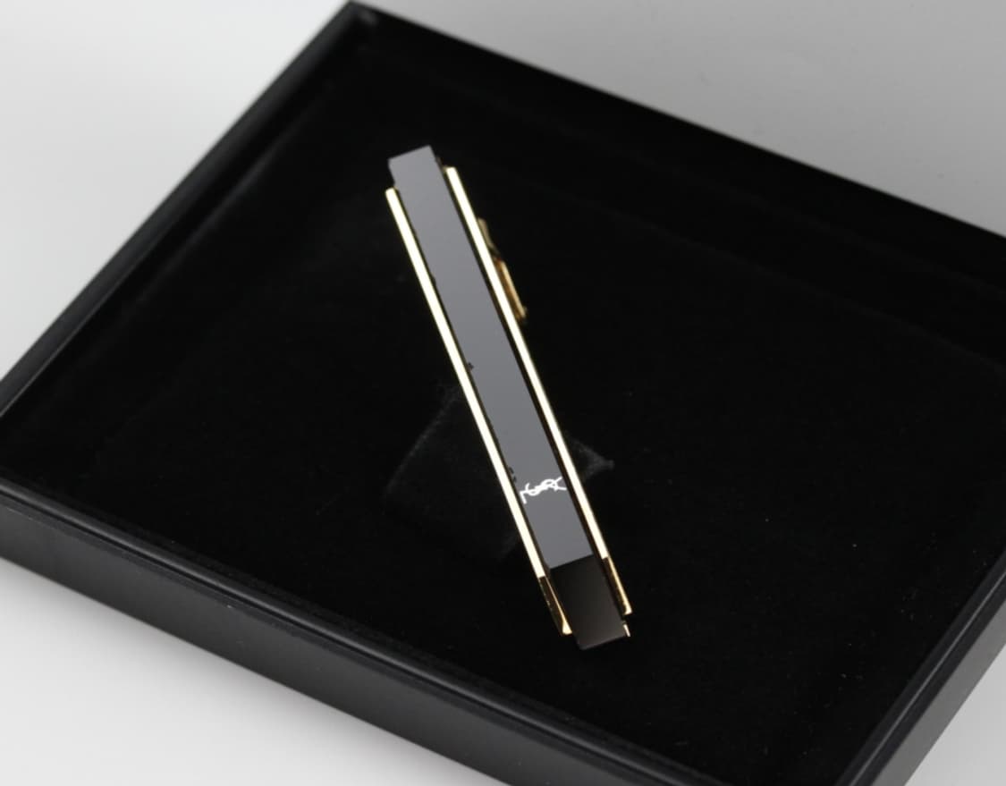 입생로랑 B+등급 5.1cm 남자 명품 넥타이핀 빈티지 상품이미지1