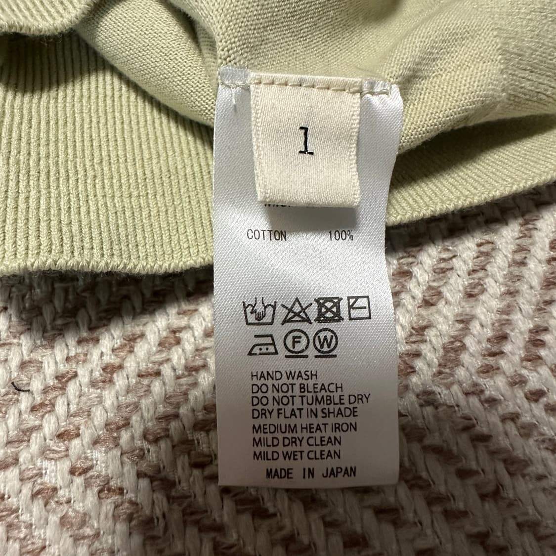 UNFIL japan made half knit 상품이미지4