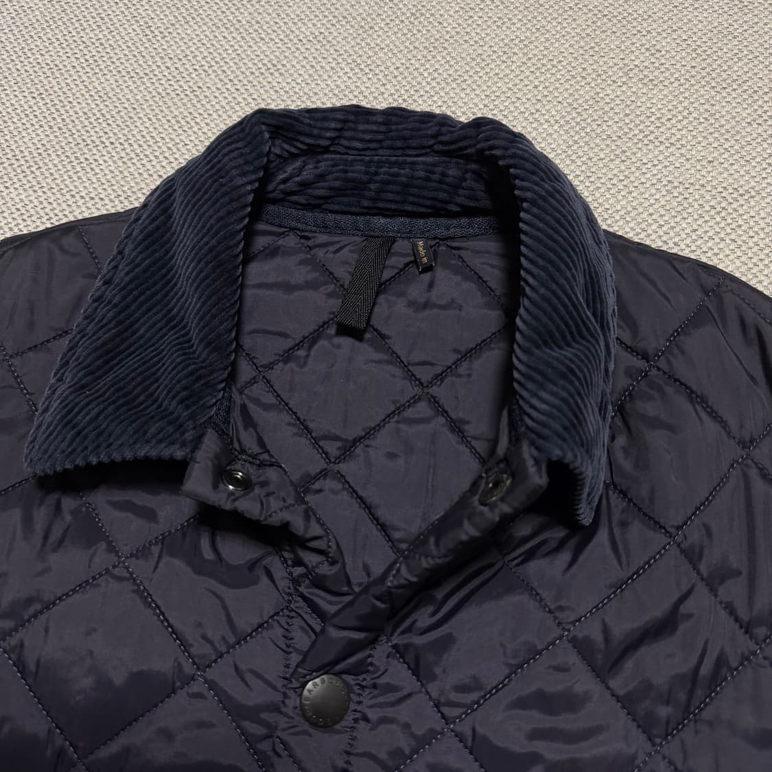 Barbour 바버 카라 퀄팅 자켓 상품이미지3