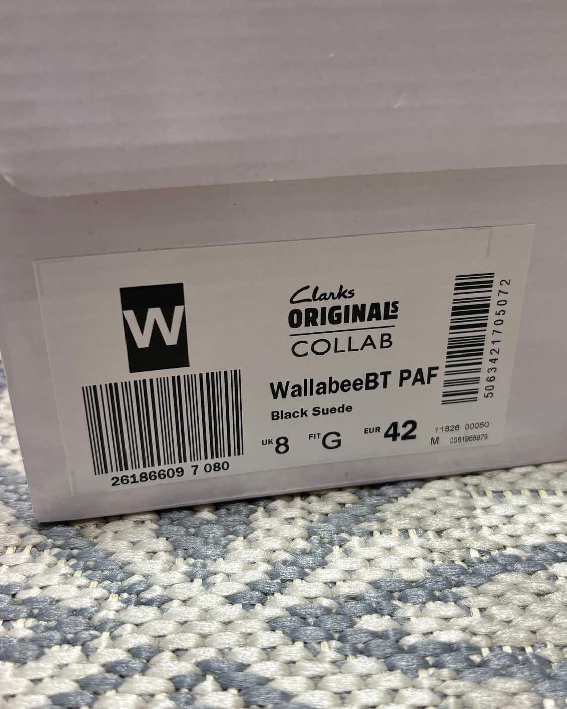 (265) 클락스x파프(PAF) 왈라비 블랙 상품이미지4