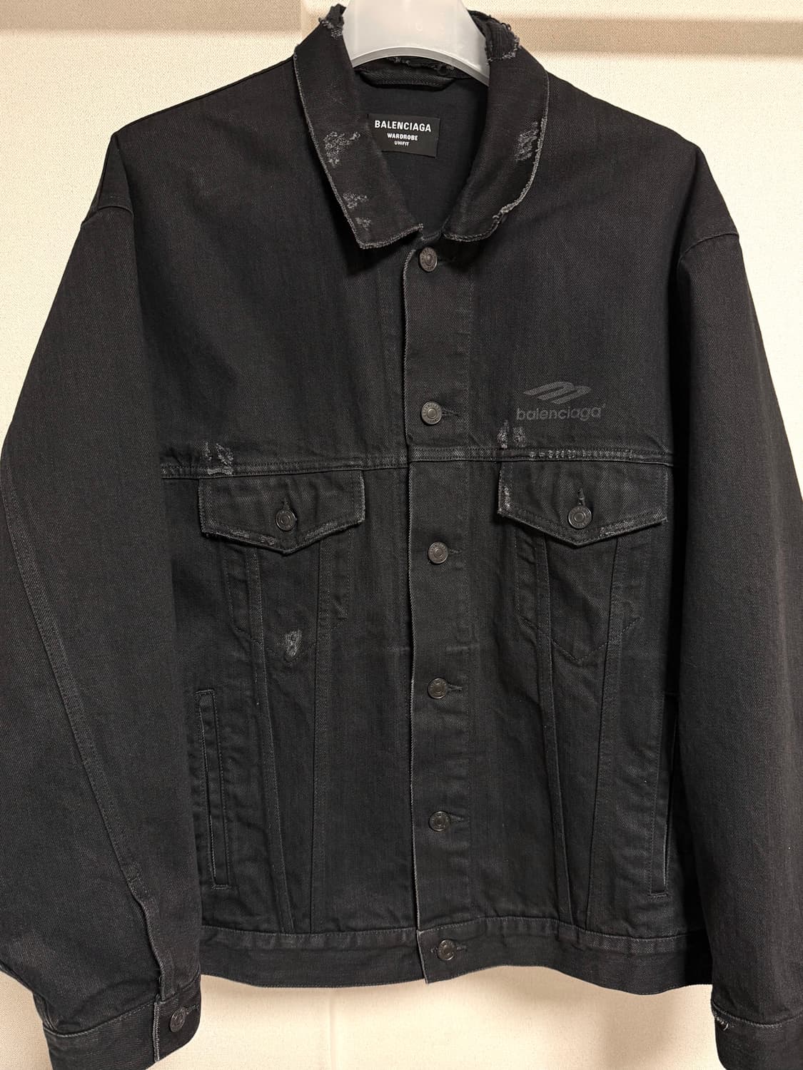 발렌시아가 워드로브 3b 스포츠 아이콘 재패니스 데님 자켓 상품이미지2