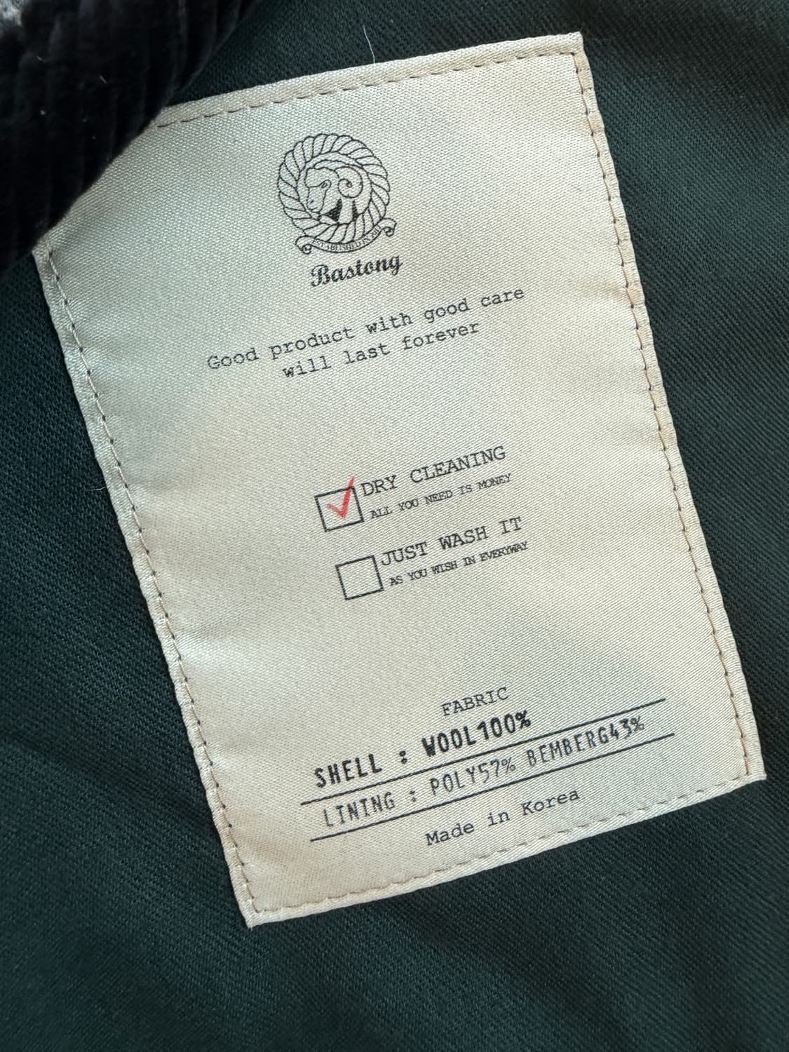 바스통 108W 그레이 헤링본 XL(105-110) 상품이미지7