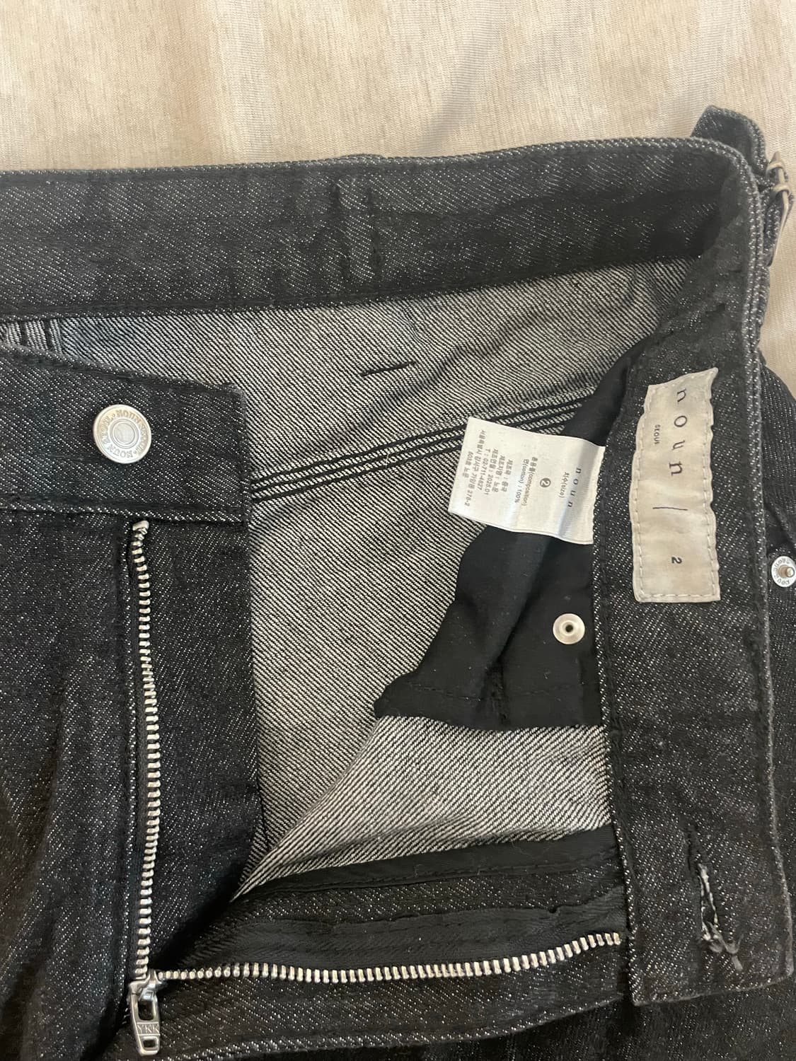 노운 와이드 데님 팬츠 상품이미지3