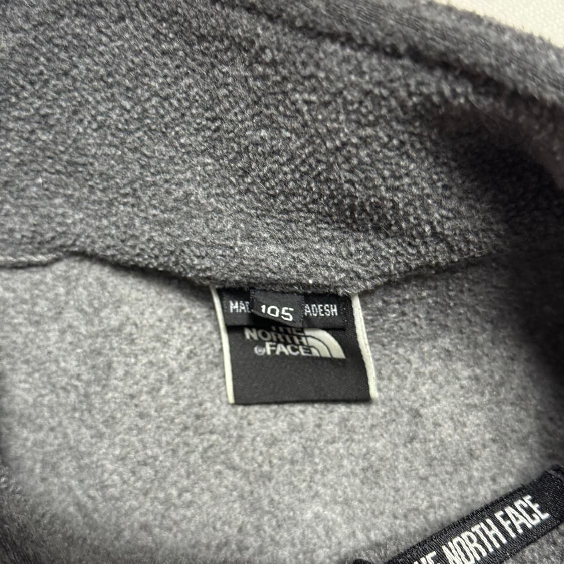 The North Face 폴라텍 100% 차콜그레이 플리스 자켓 상품이미지3