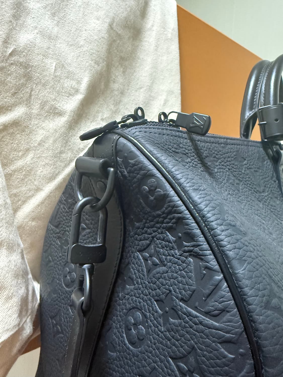 루이비통 반둘리에 키폴 50 토뤼옹 새상품급 풀구성 상품이미지3