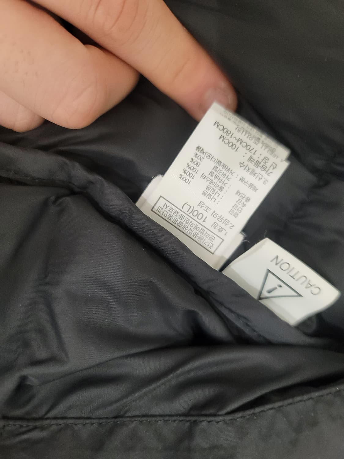 노스페이스 눕시 패딩 블랙 상품이미지5