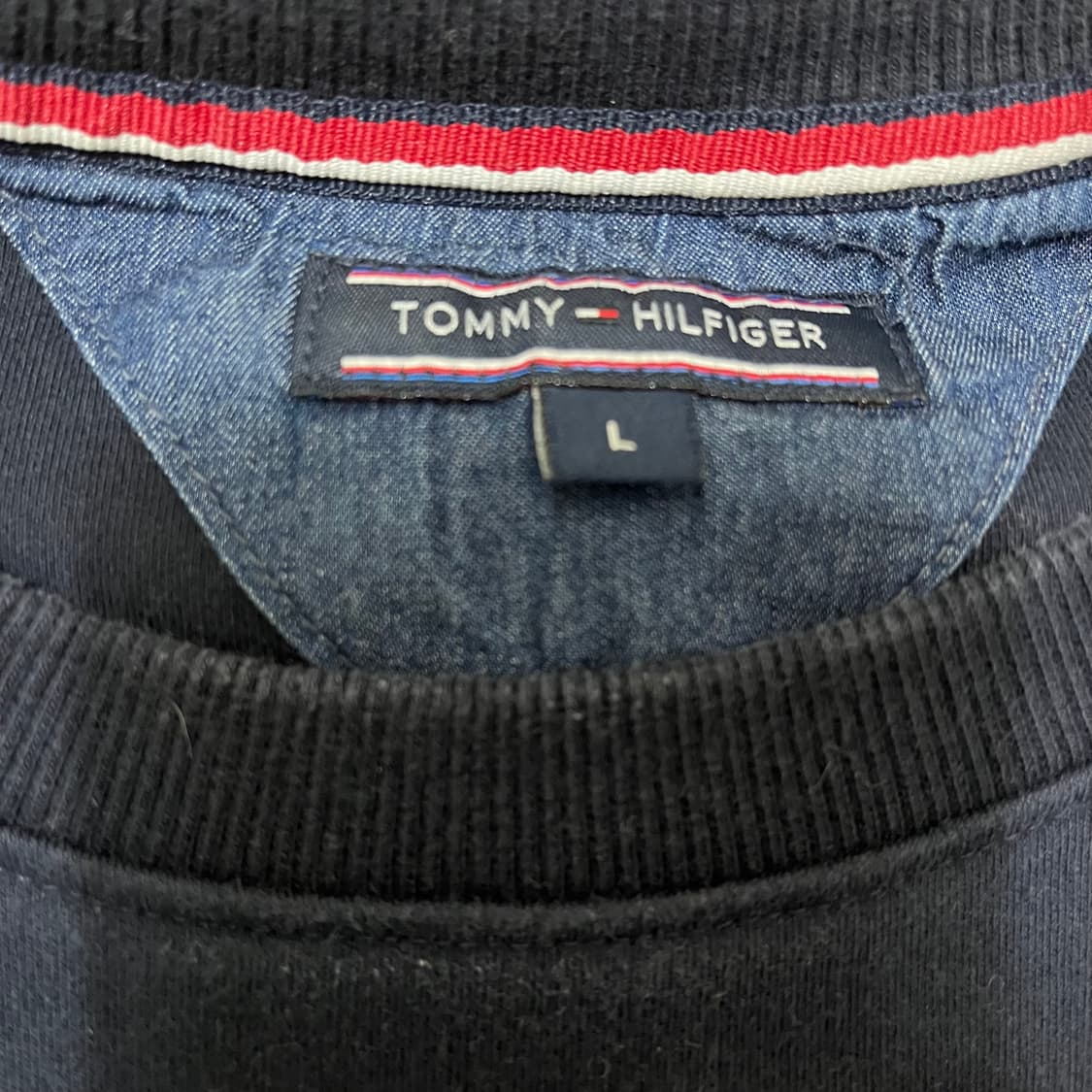 타미힐피거 Tommy Hilfiger 자수 로고 맨투맨 L(100) 상품이미지3