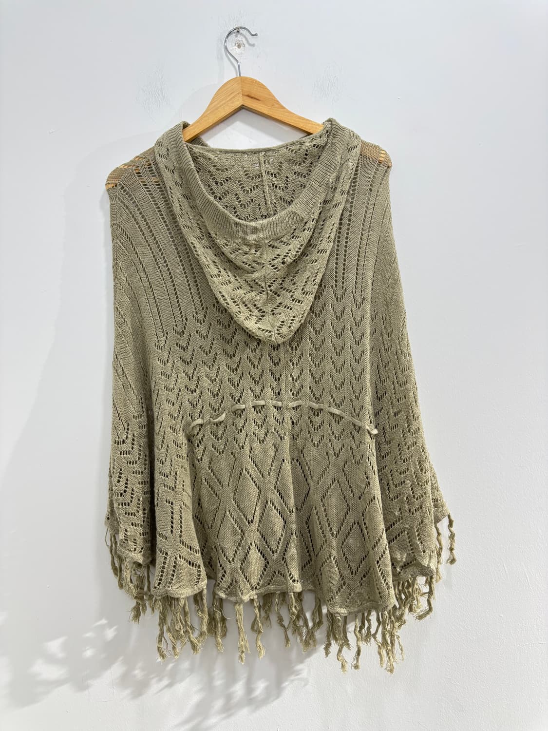 베이지 집업 케이프 망토 상품이미지7