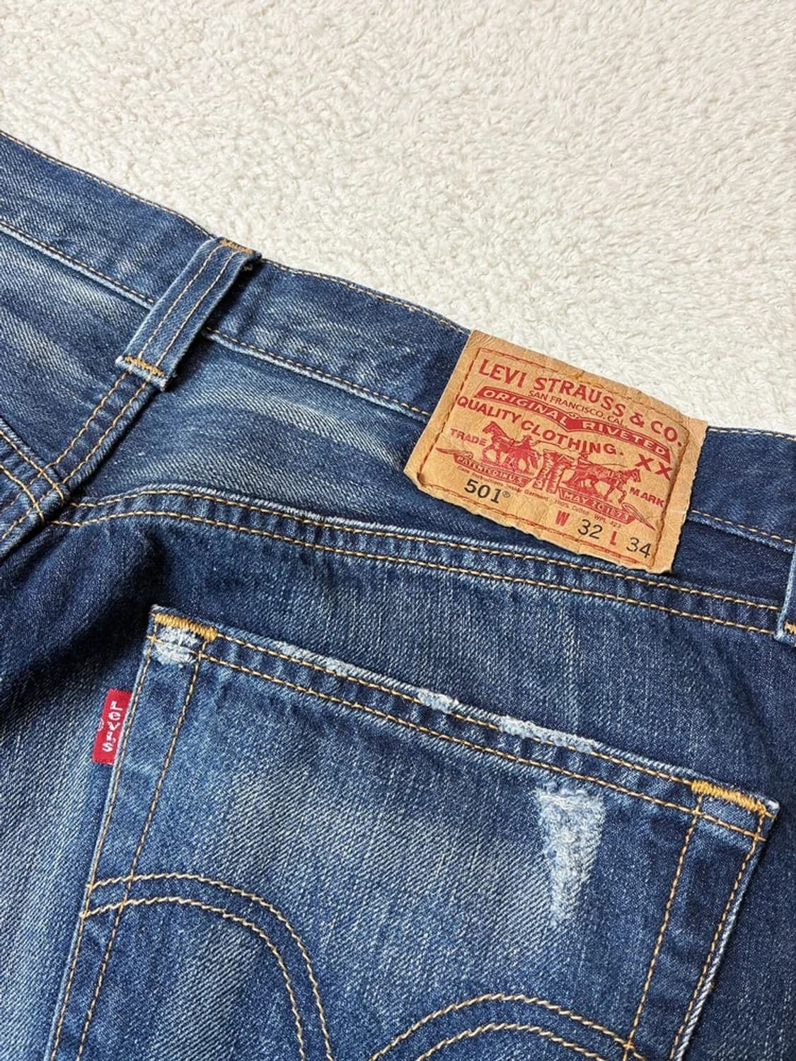 리바이스 00s 501 페이딩 스트레이트 데님 팬츠 PN7825 상품이미지7