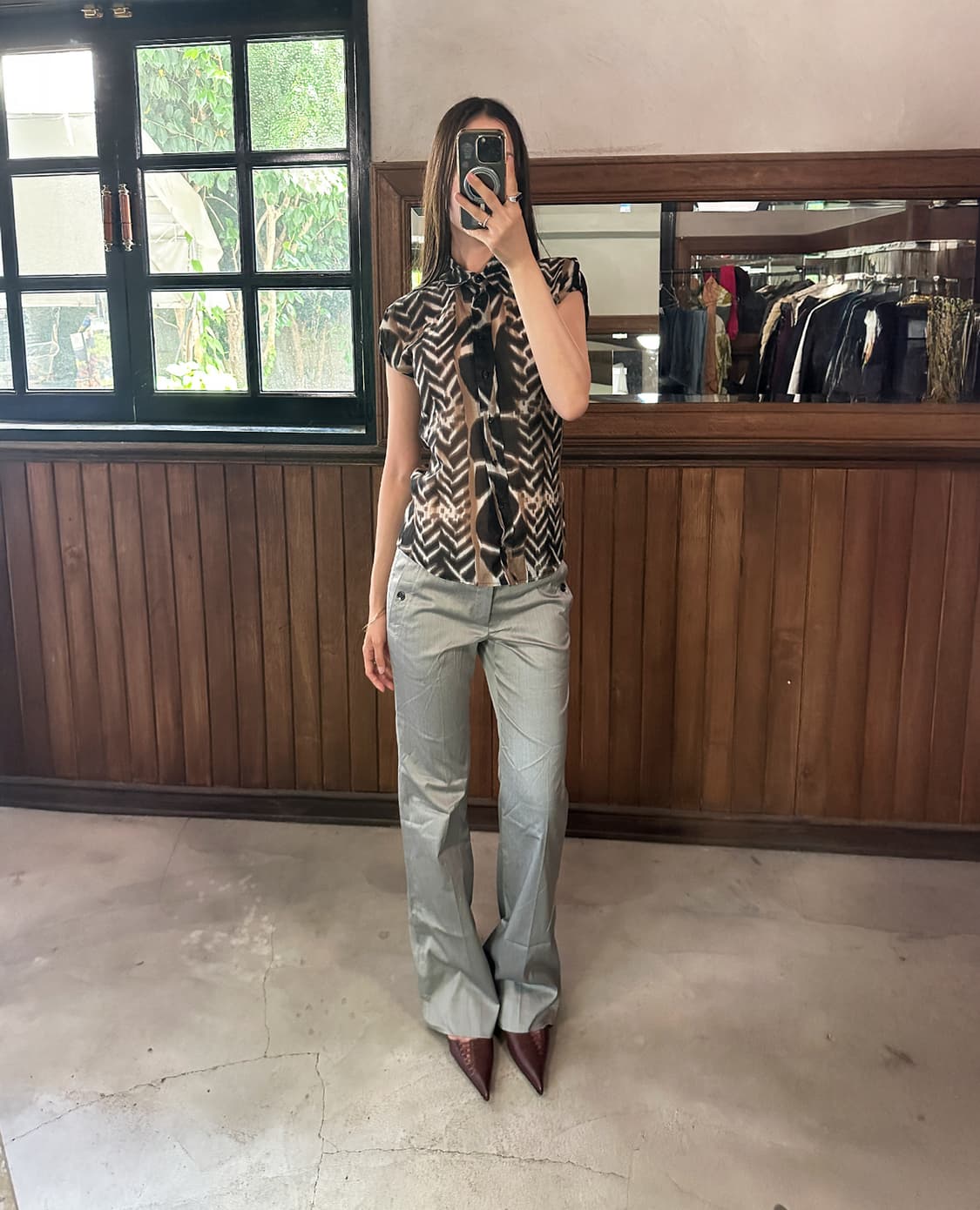 HUGO BOSS zebra wave blouse 상품이미지2