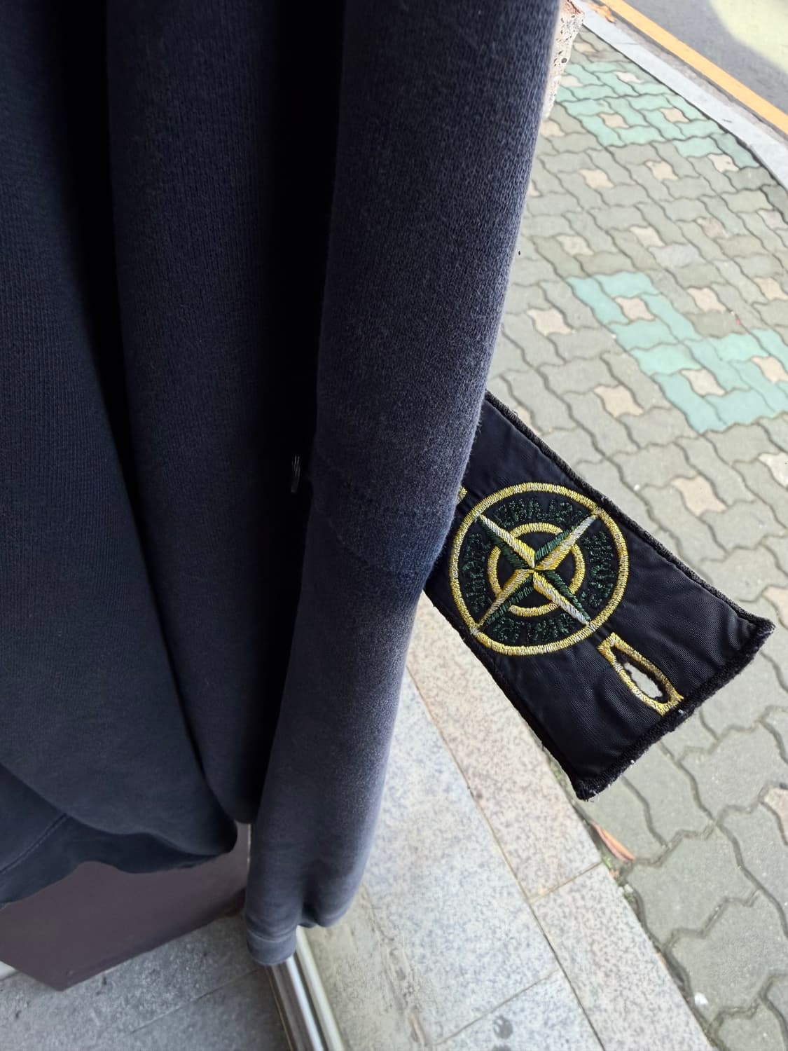 XXL/ 스톤아일랜드 기모 와펜패치 클래식 맨투맨 상품이미지5