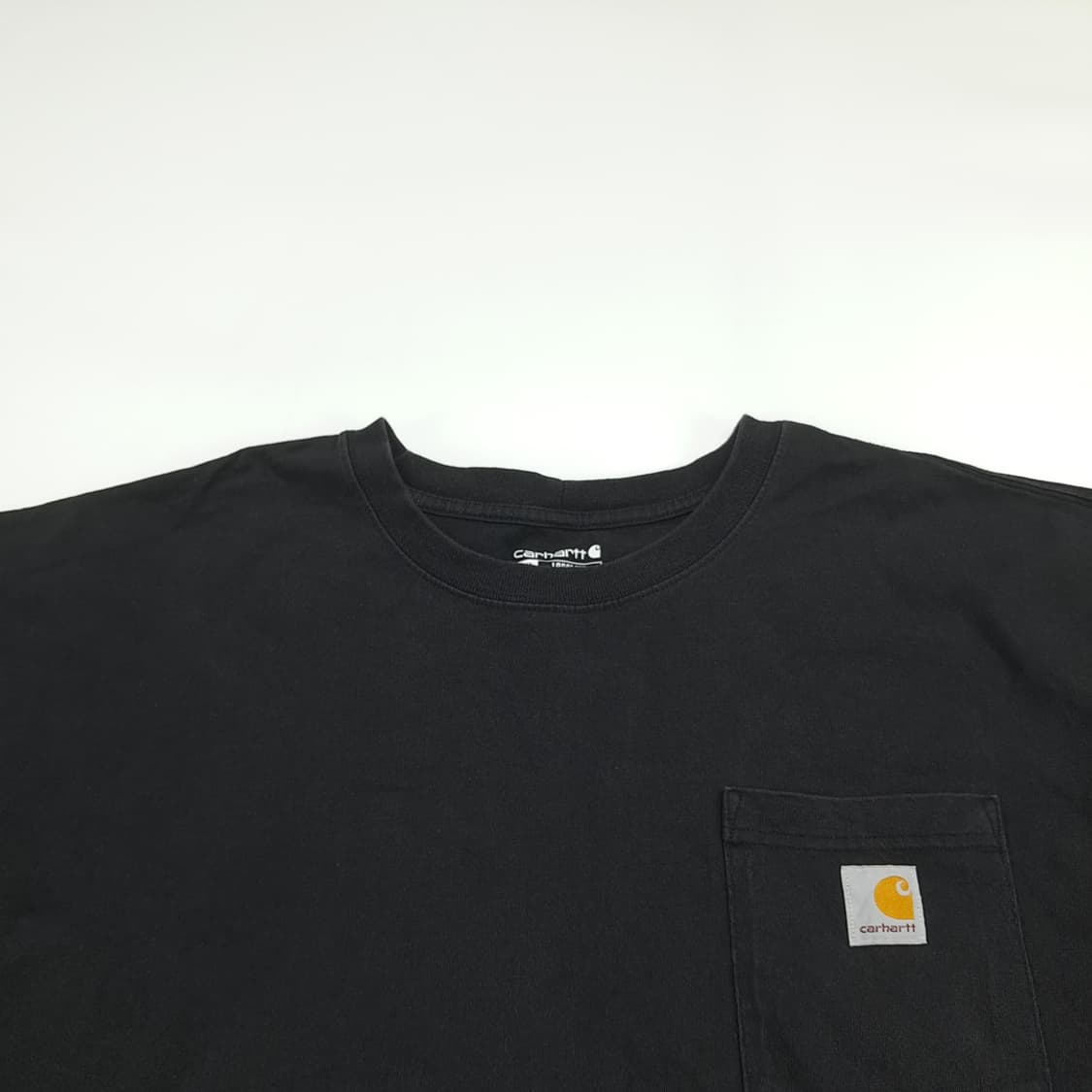 Co676 4XL 칼하트 루즈핏 블랙 포켓 반팔 티셔츠 상품이미지2