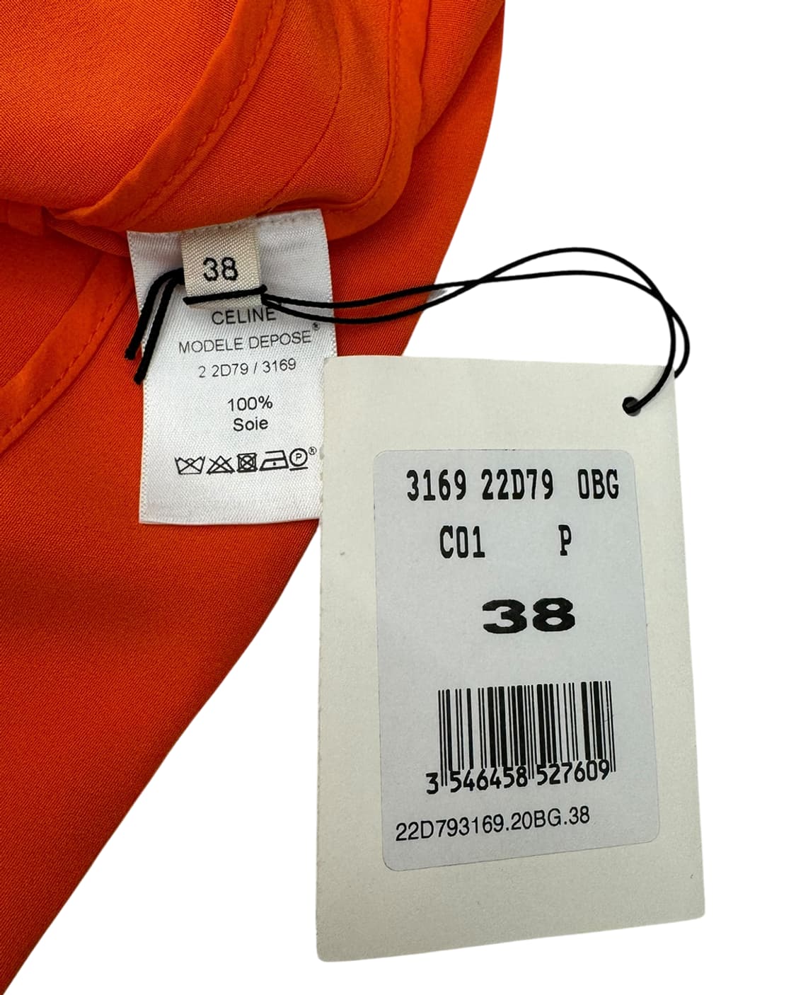 셀린느 by 피비 파일로 오렌지 미니 스커트 상품이미지9